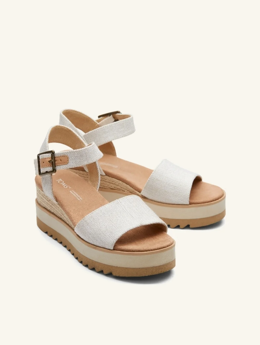 (EUC) TOMS® Diana Wedge Women's Sandal - Size 8